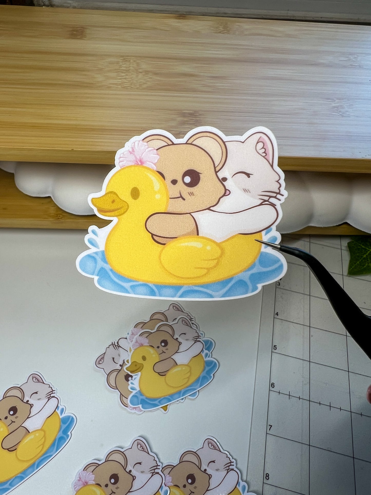 Pool Day Stickers