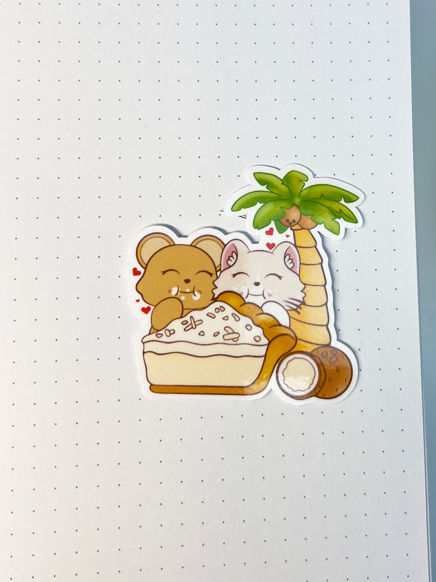 Coconut Paradise Stickers