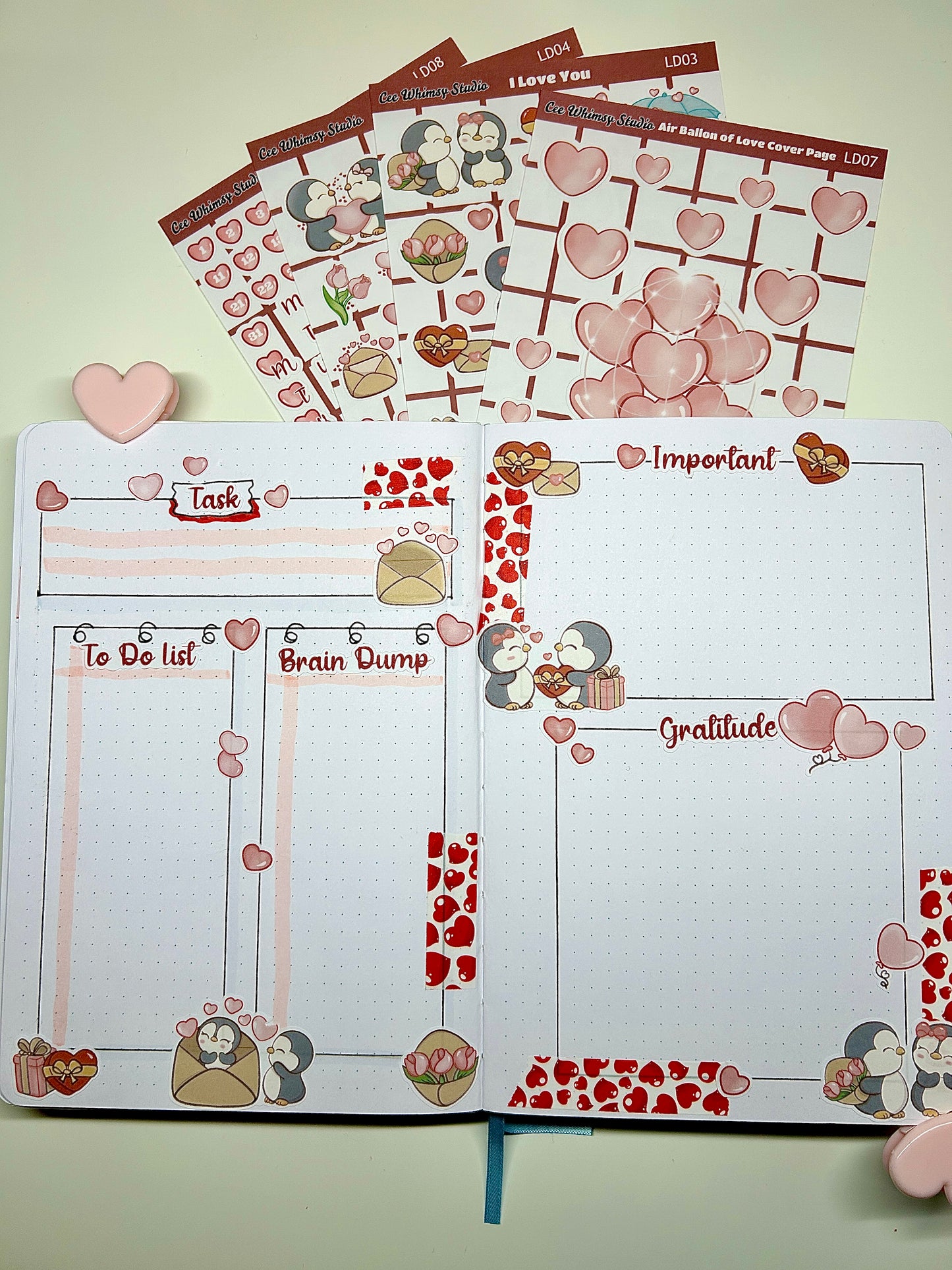 Love Day Journal Sticker Kit