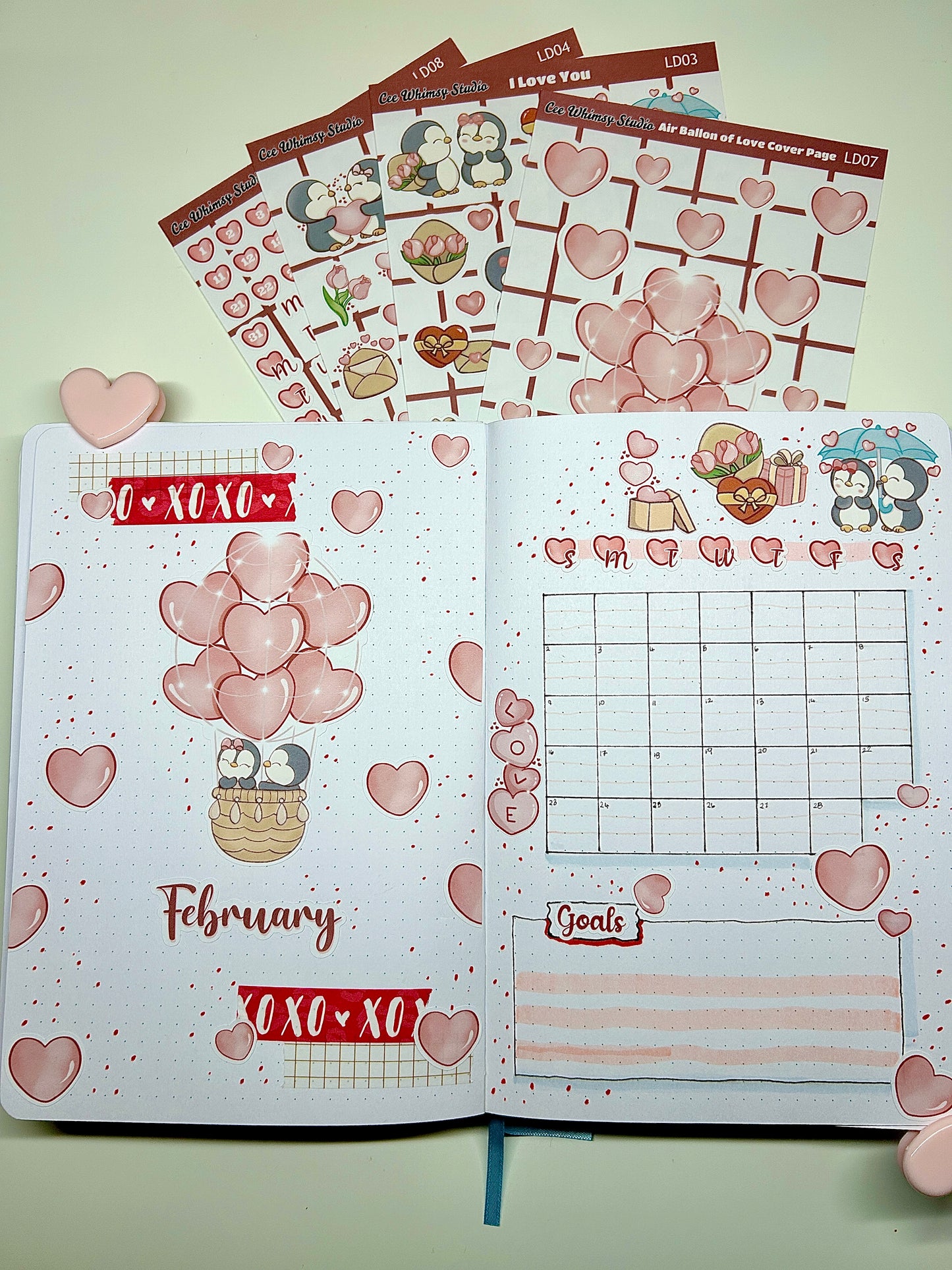 Love Day Journal Sticker Kit