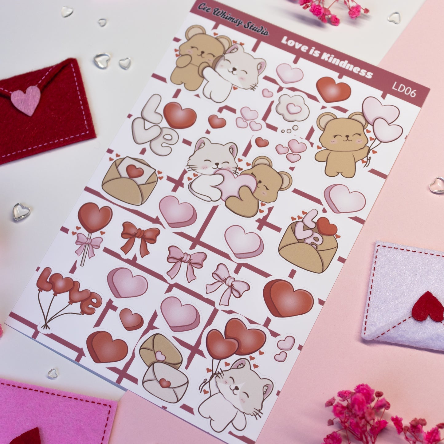 Love is Kindness Sticker Sheet