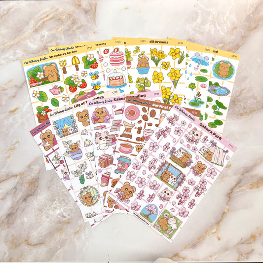 SpringTime Sticker Sheet Bundle