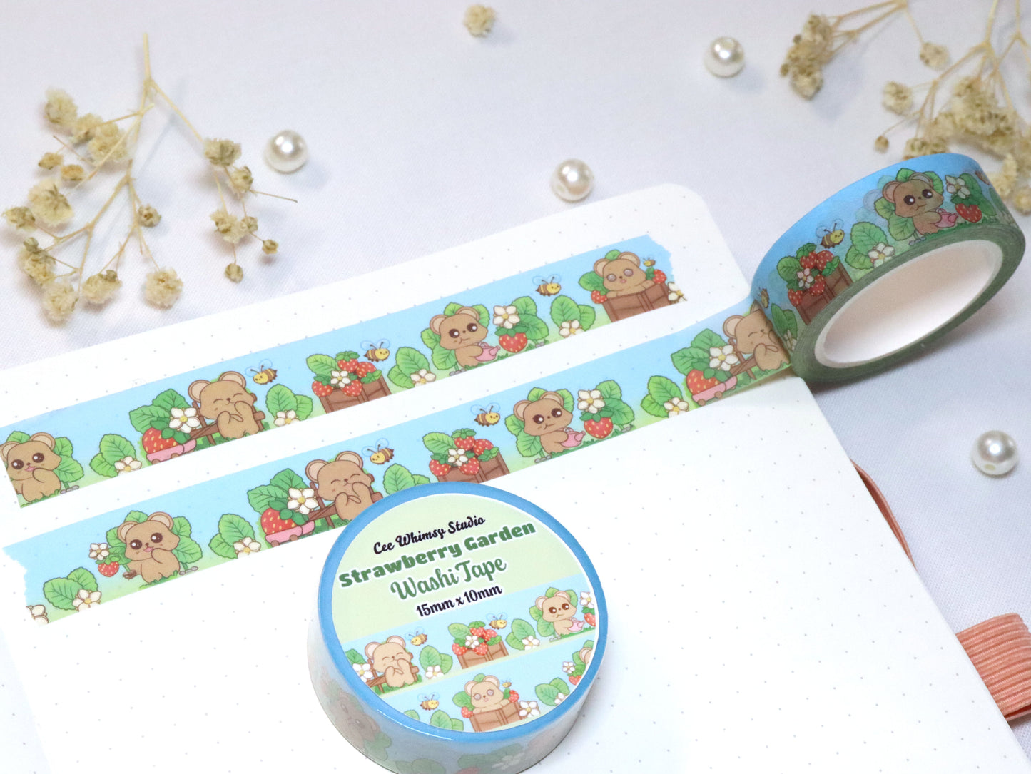 Strawberry Garden Washi Tape