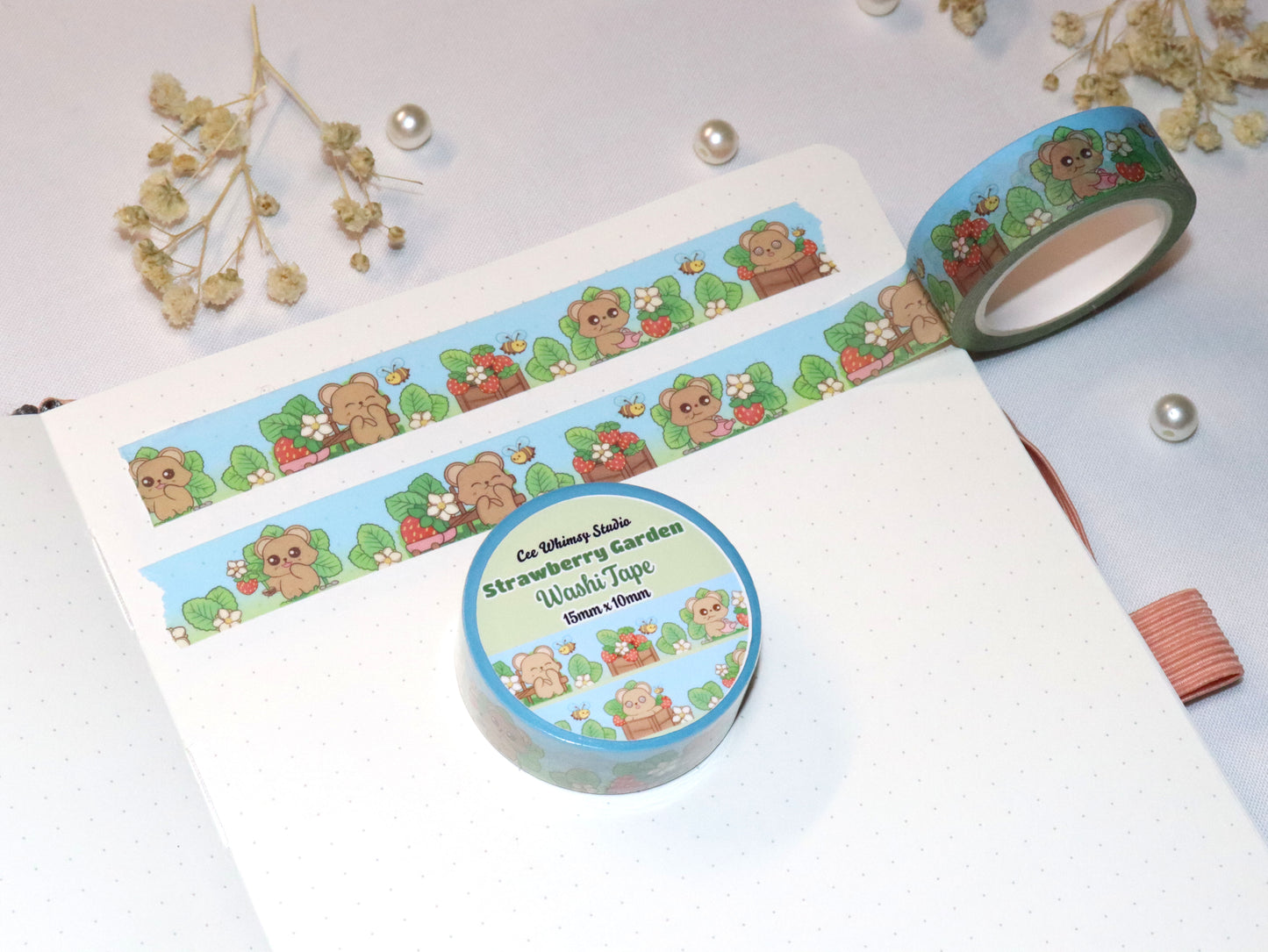 Strawberry Garden Washi Tape
