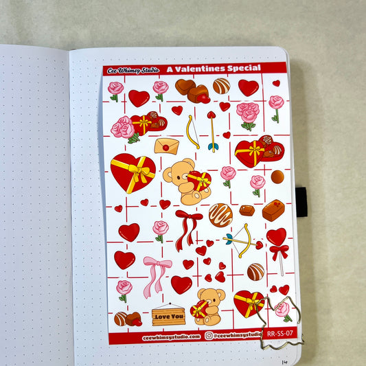 A Valentines Special Sticker Sheet