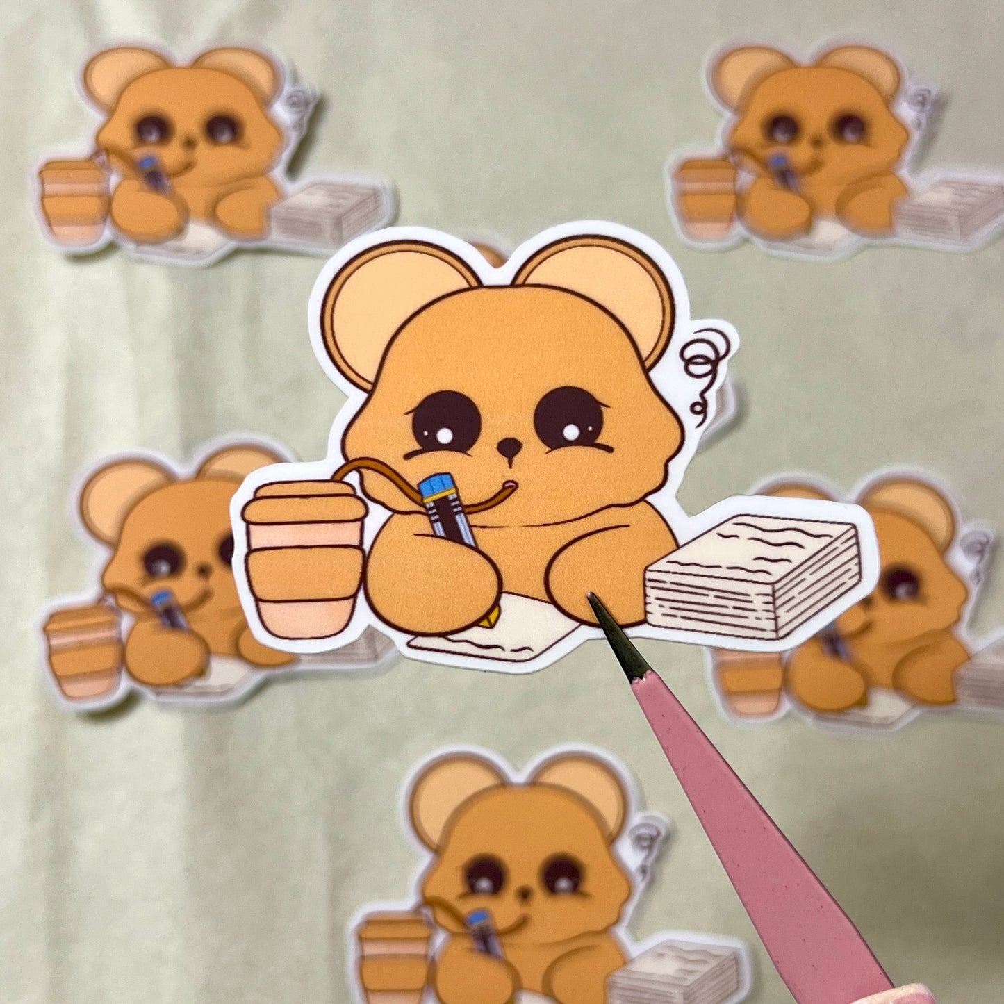 Caffeine Powered Vinyl Sticker