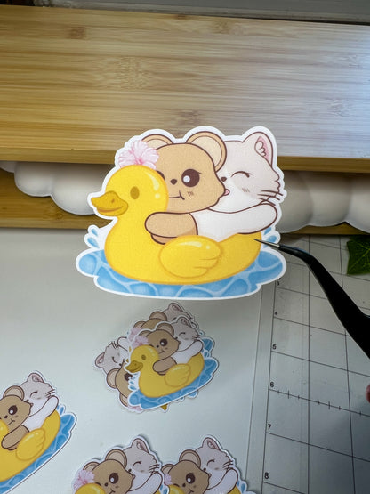 Pool Day Stickers