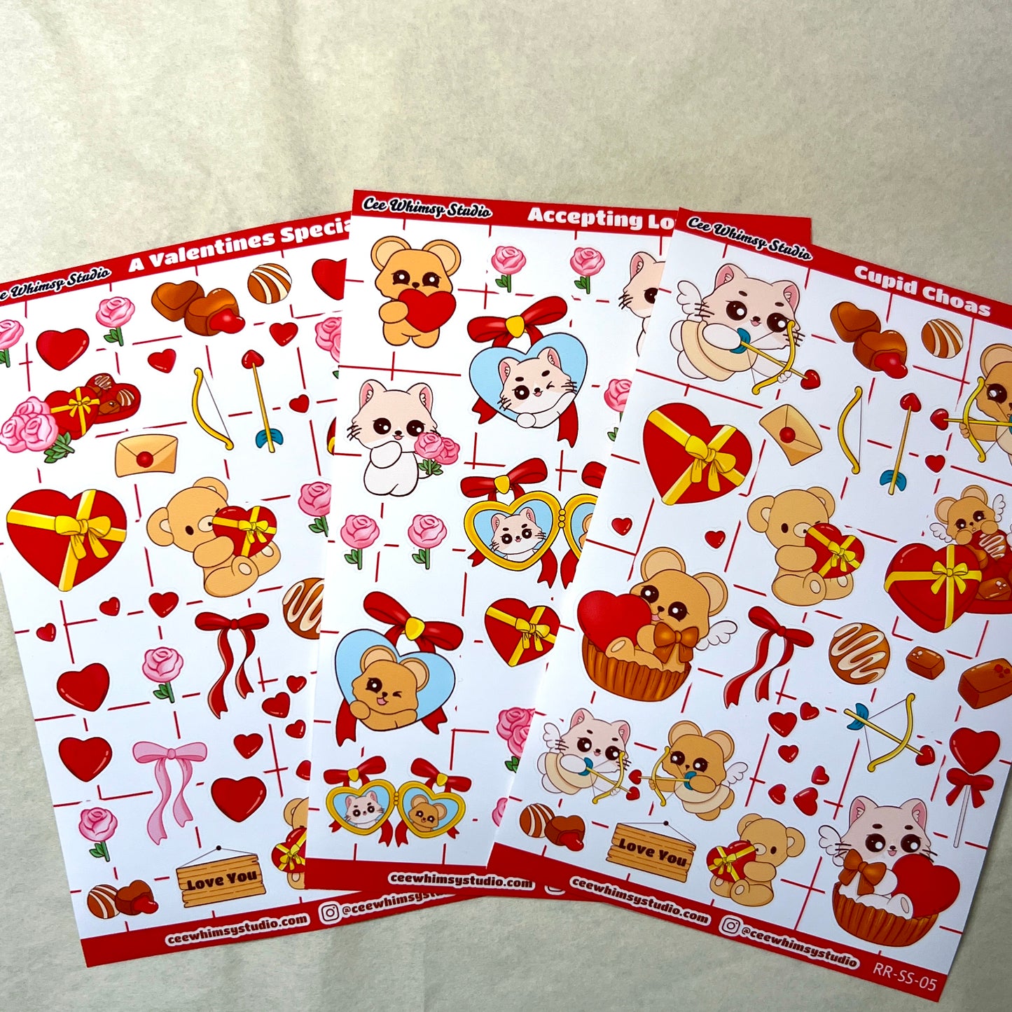 Cupid’s Effect Sticker Sheet Bundle