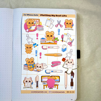 Cozy Routine Sticker Sheet Bundle
