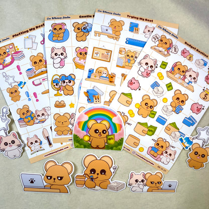 Cozy Routine Sticker Bundle
