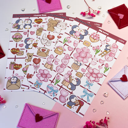 Love Day Sticker Sheet Set