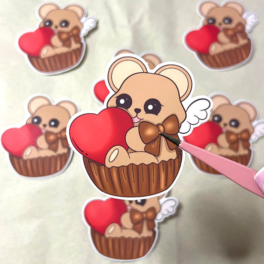 Savi Love Muffin Vinyl Sticker