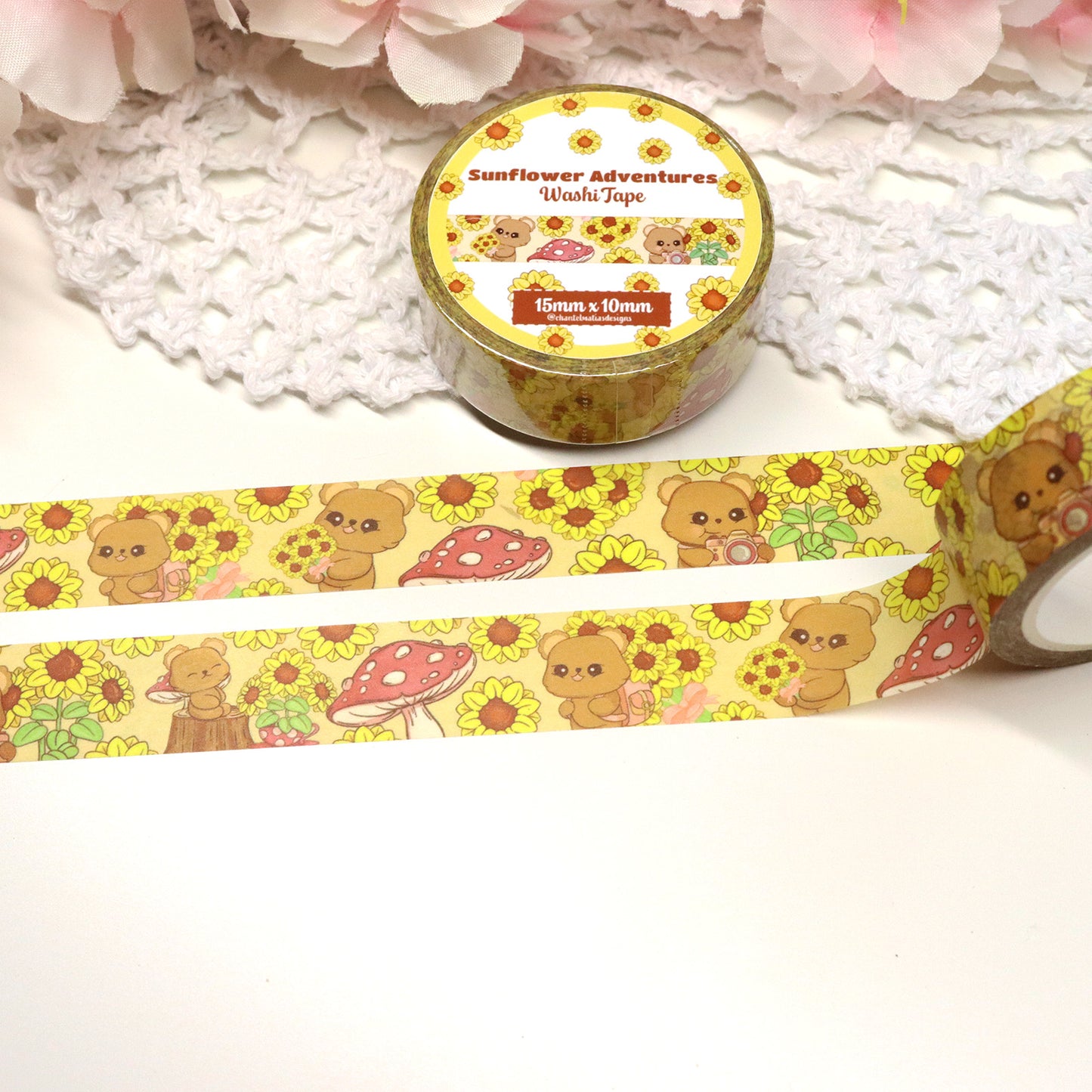 Sunflower Adventure Washi Tape