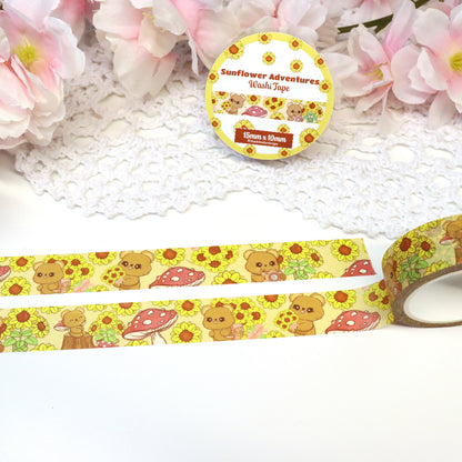 Sunflower Adventure Washi Tape