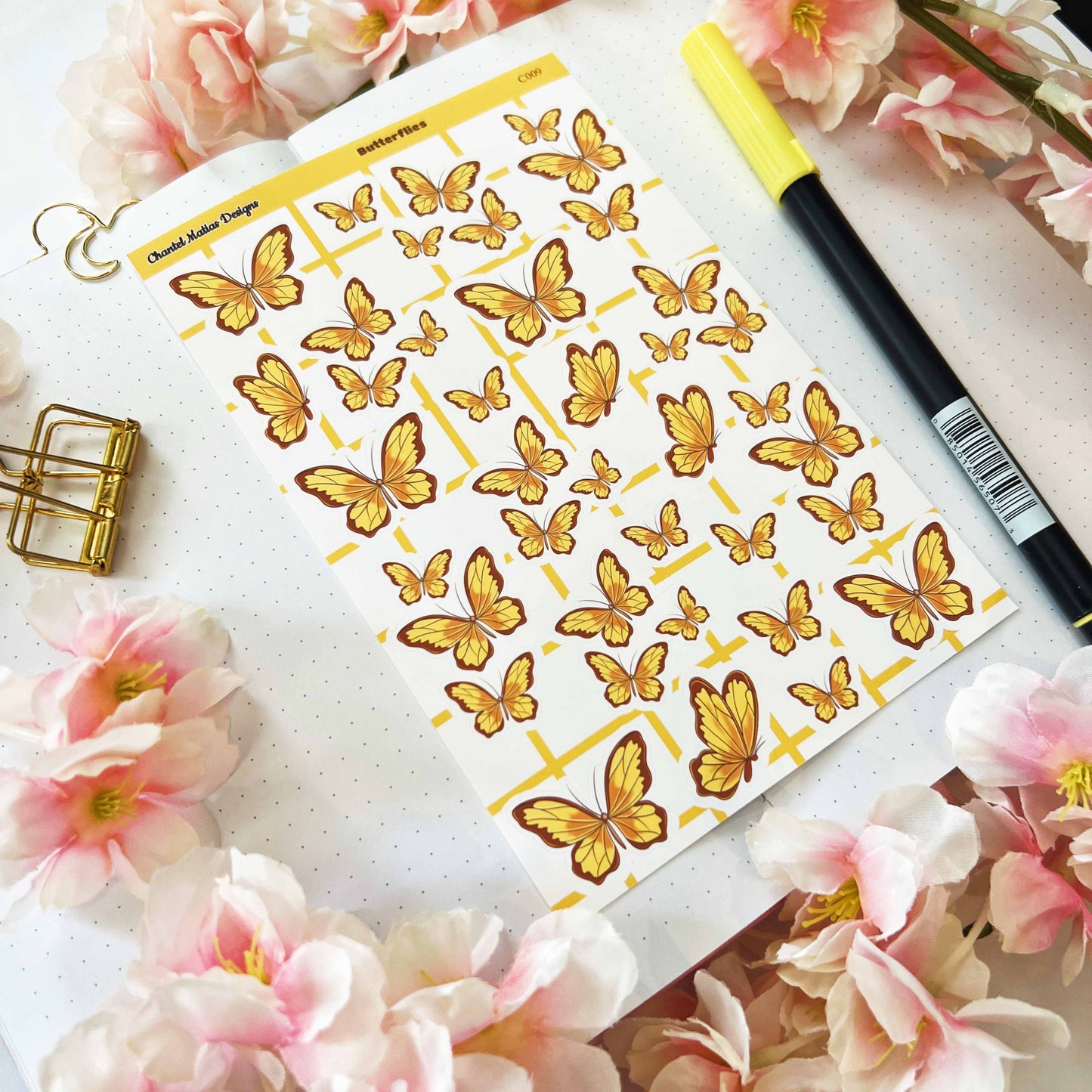 Butterflies Sticker Sheet