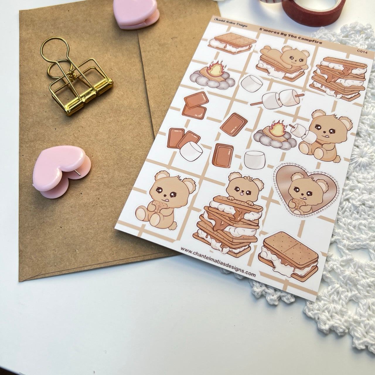 Smore's By the Campfire Sticker Sheet