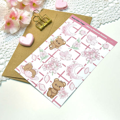 Cherry Blossom Season Sticker Sheet