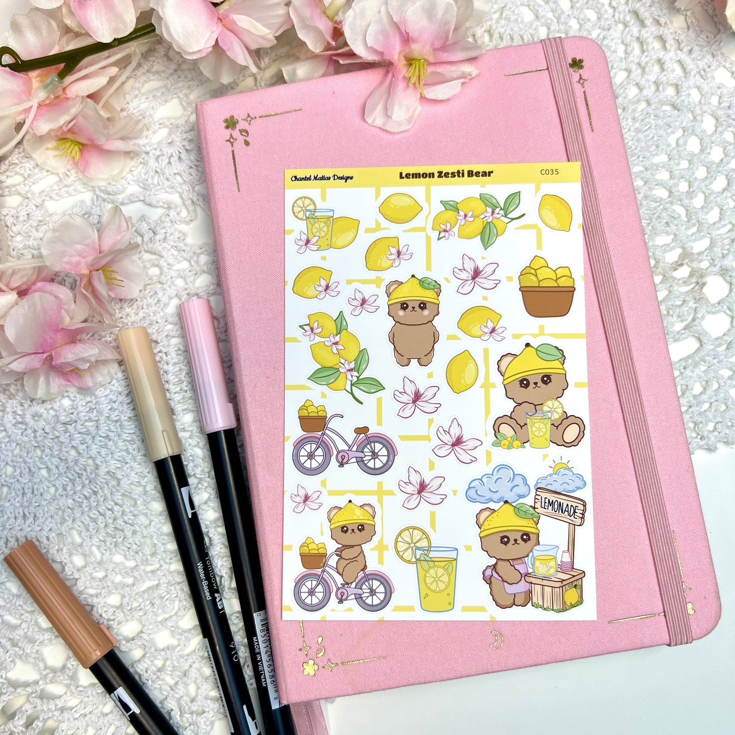 Lemon Zesti Sticker Sheet