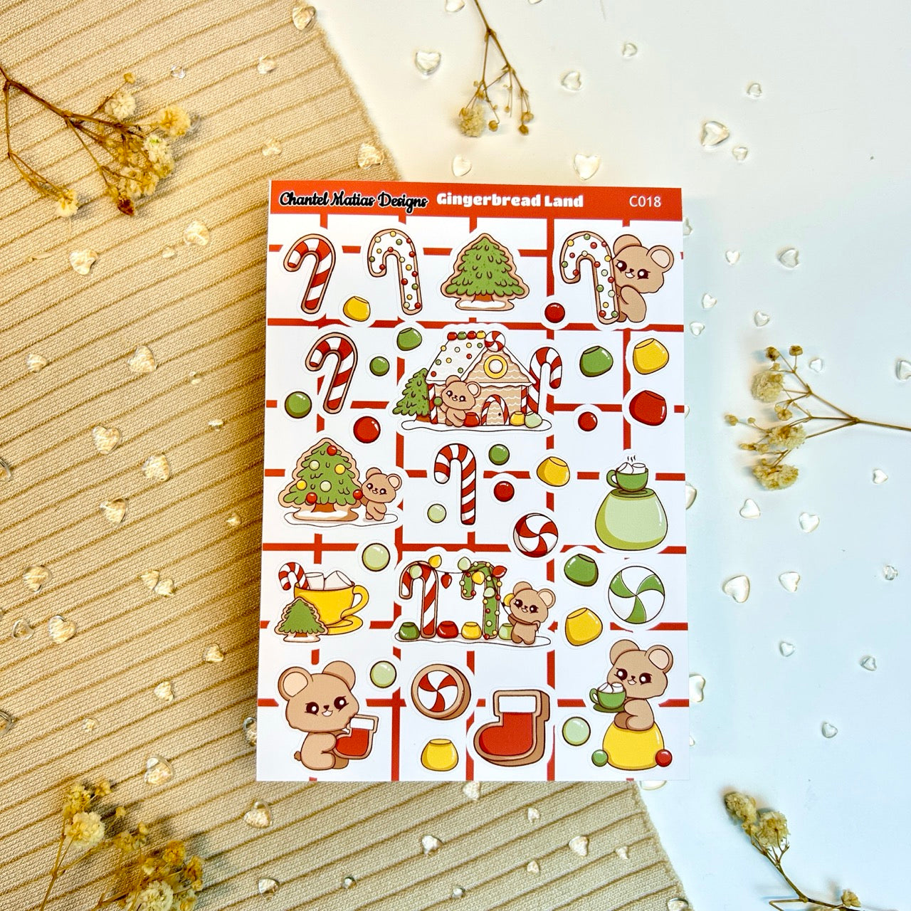 Gingerbread Land Sticker Sheet