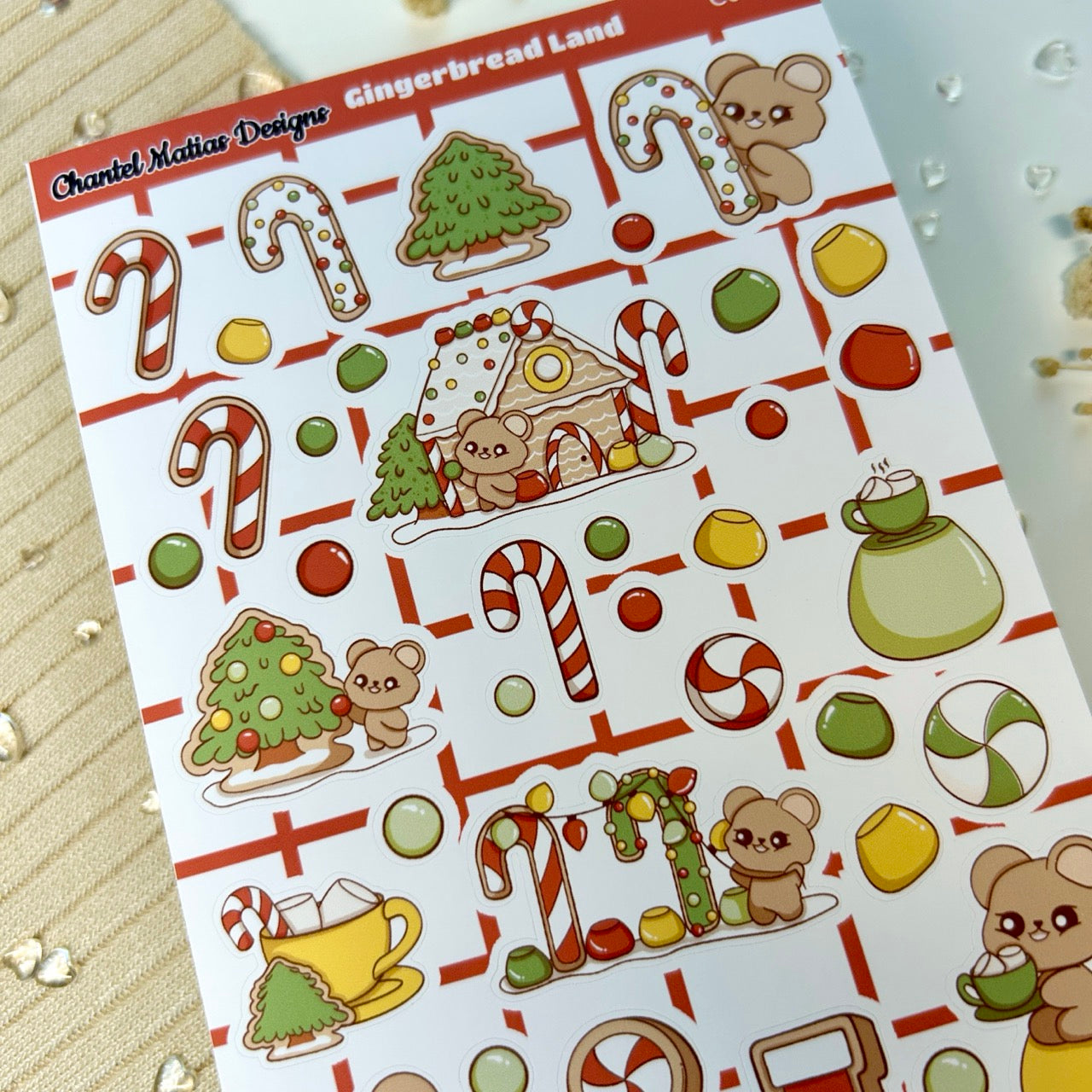 Gingerbread Land Sticker Sheet