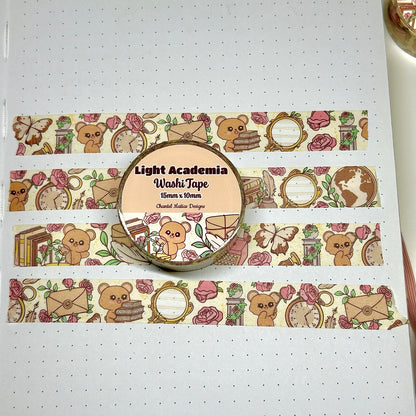 Light Academia Washi Tape 15mmx10mm