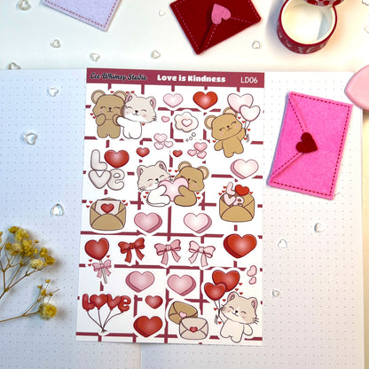 Love Day Sticker Sheet Set