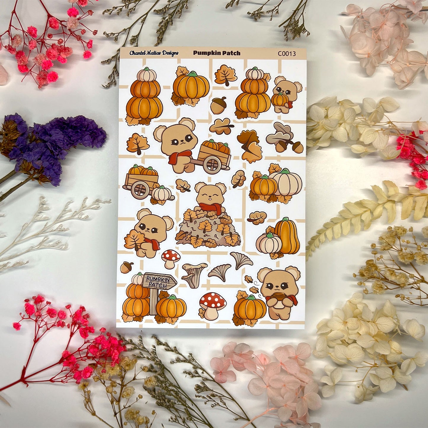 Pumpkin Patch Sticker Sheet