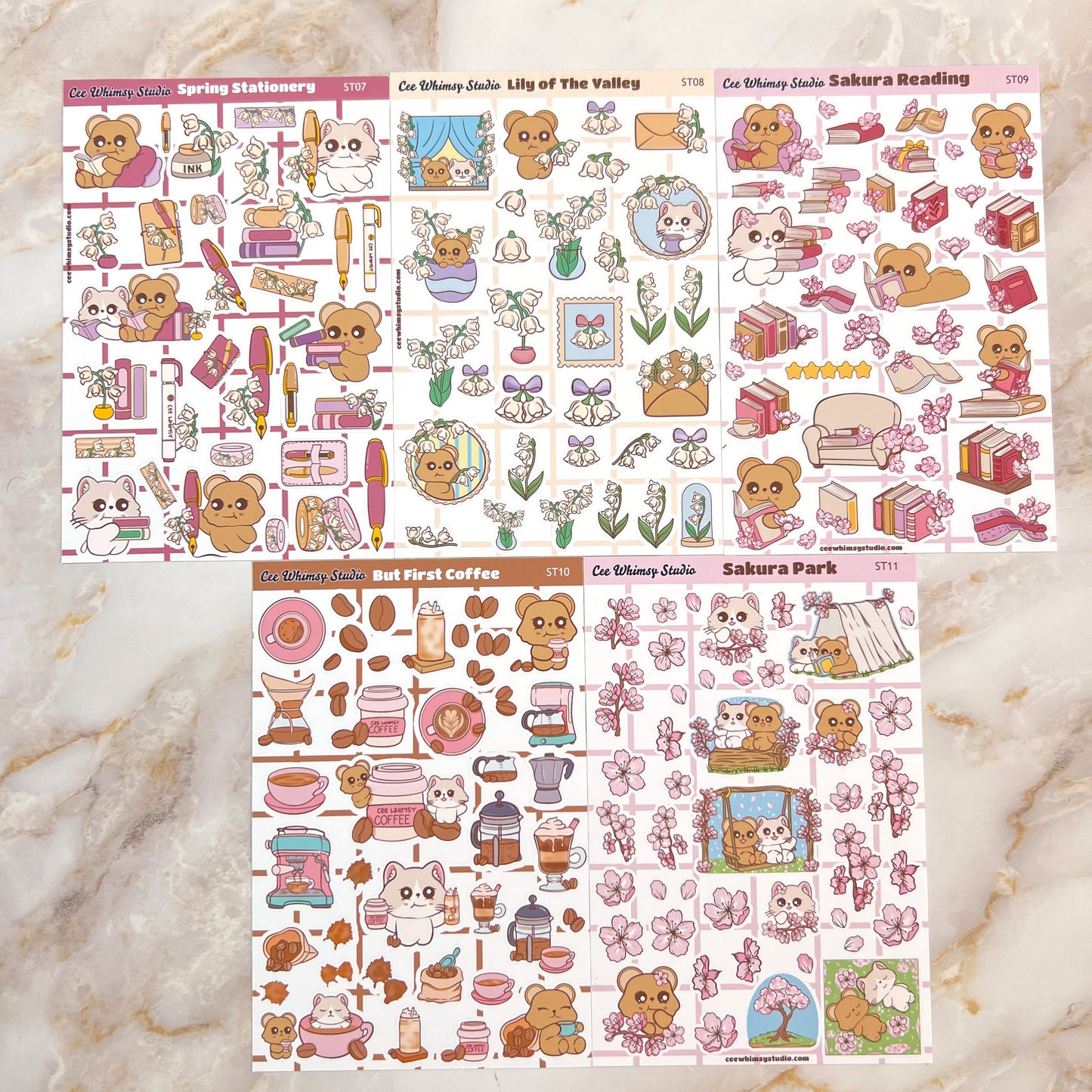 SpringTime Sticker Sheet Bundle