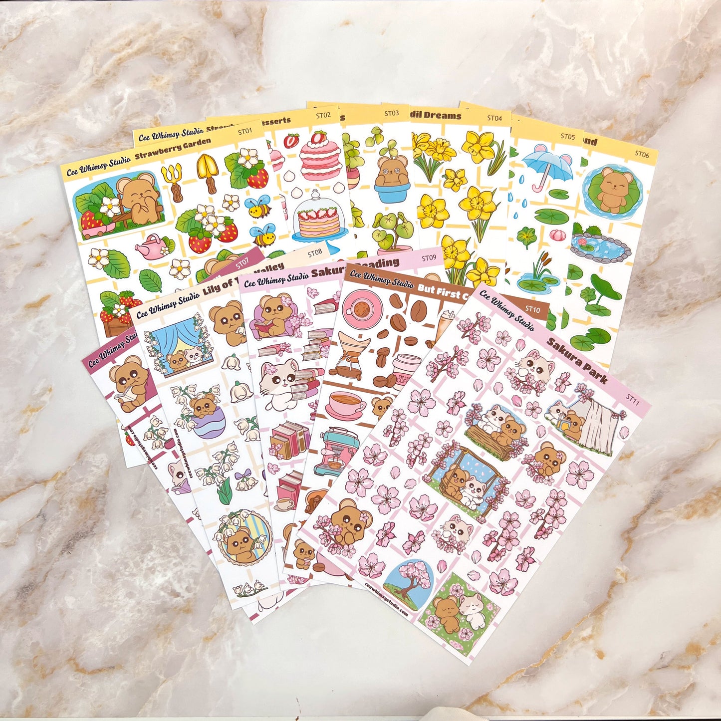 SpringTime Sticker Sheet Bundle