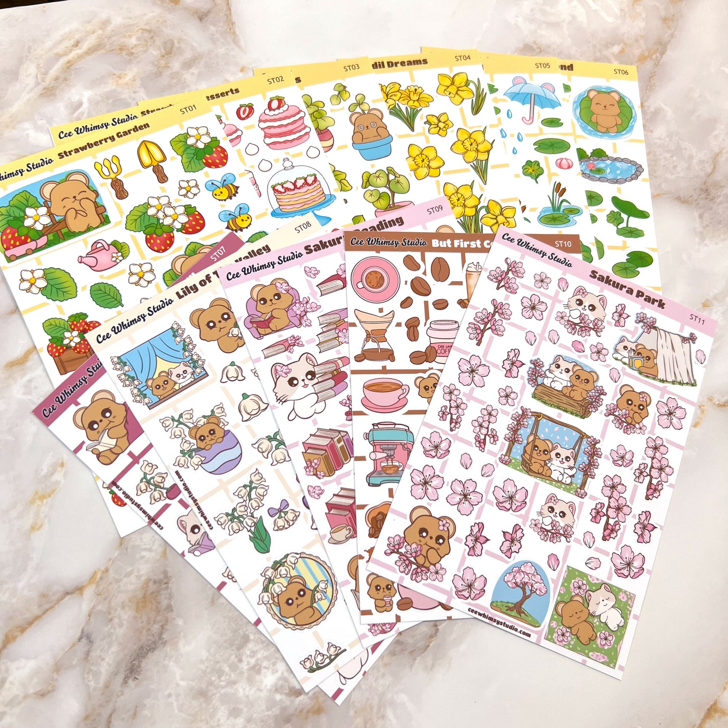 SpringTime Sticker Sheet Bundle