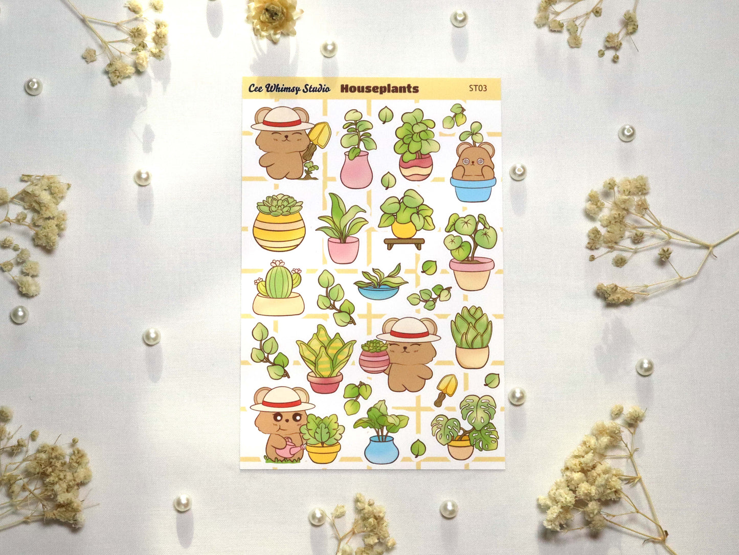 Houseplant Sticker Sheet