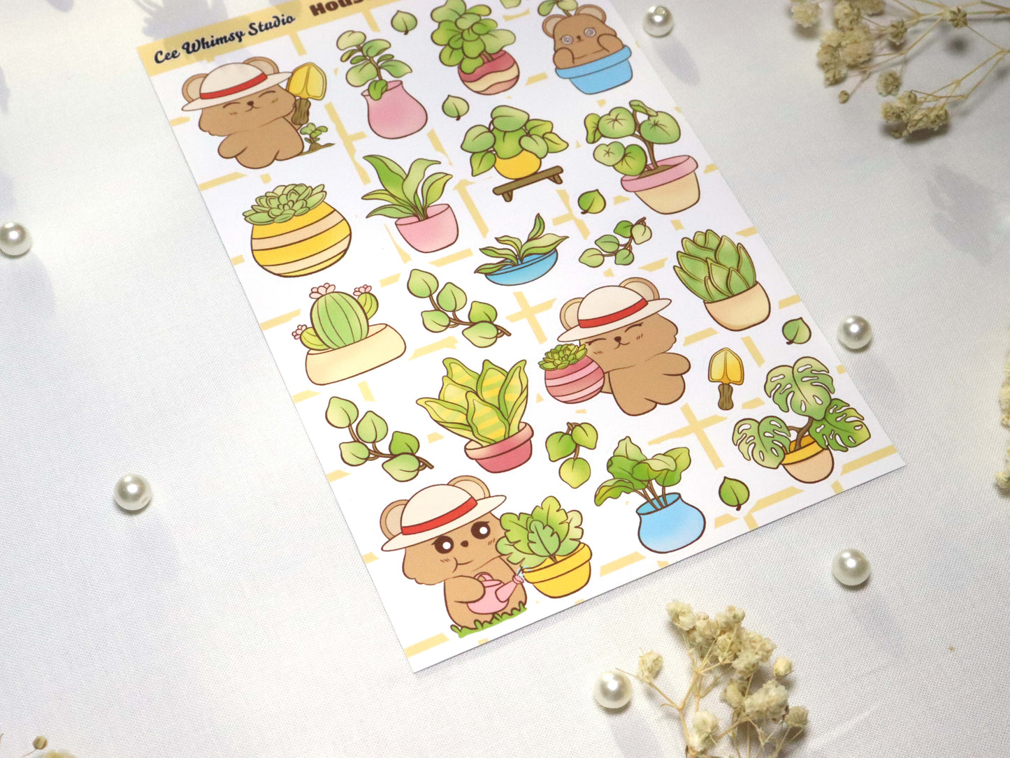 Houseplant Sticker Sheet