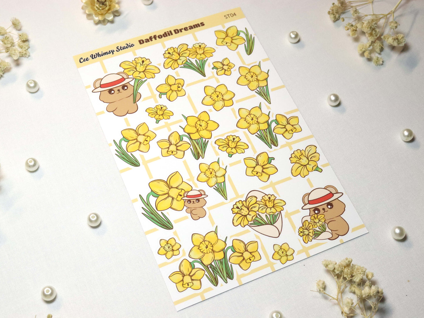 Daffodils Sticker Sheet