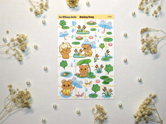 Rainy Day Sticker Sheet
