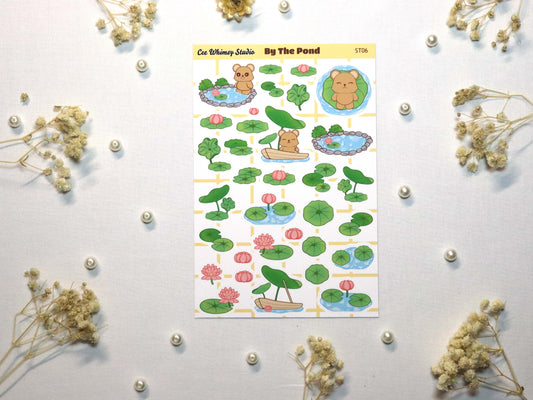 By the Pond Sticker Sheet