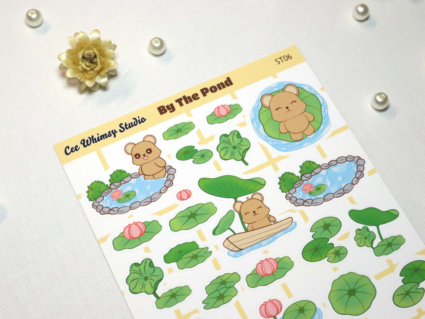 By the Pond Sticker Sheet