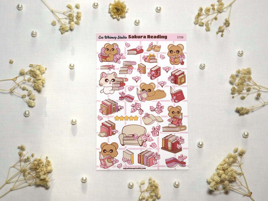 Sakura Reading Sticker Sheet