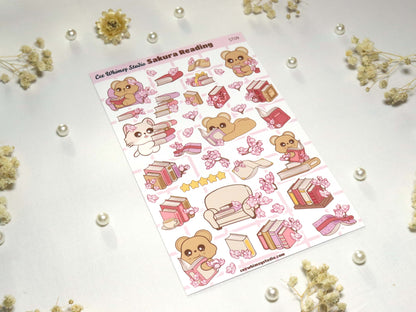 Sakura Reading Sticker Sheet