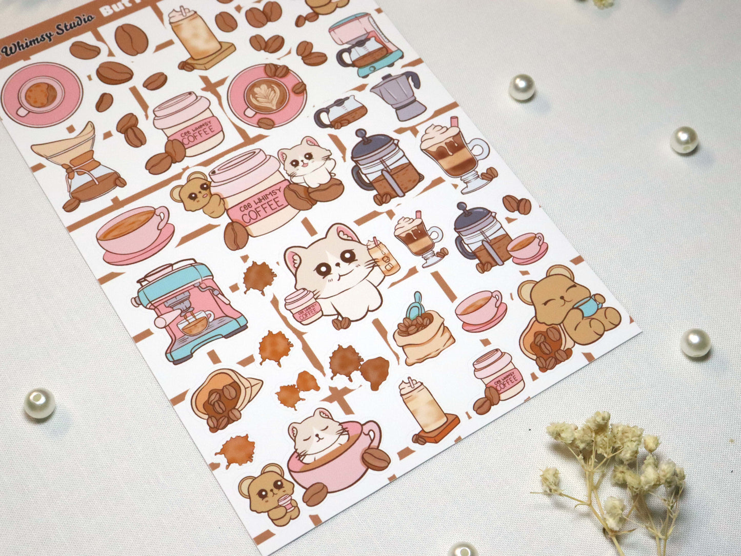 But First Coffee Sticker Sheet
