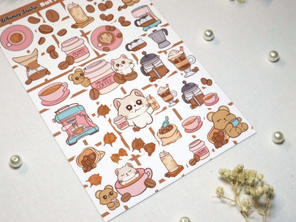 But First Coffee Sticker Sheet