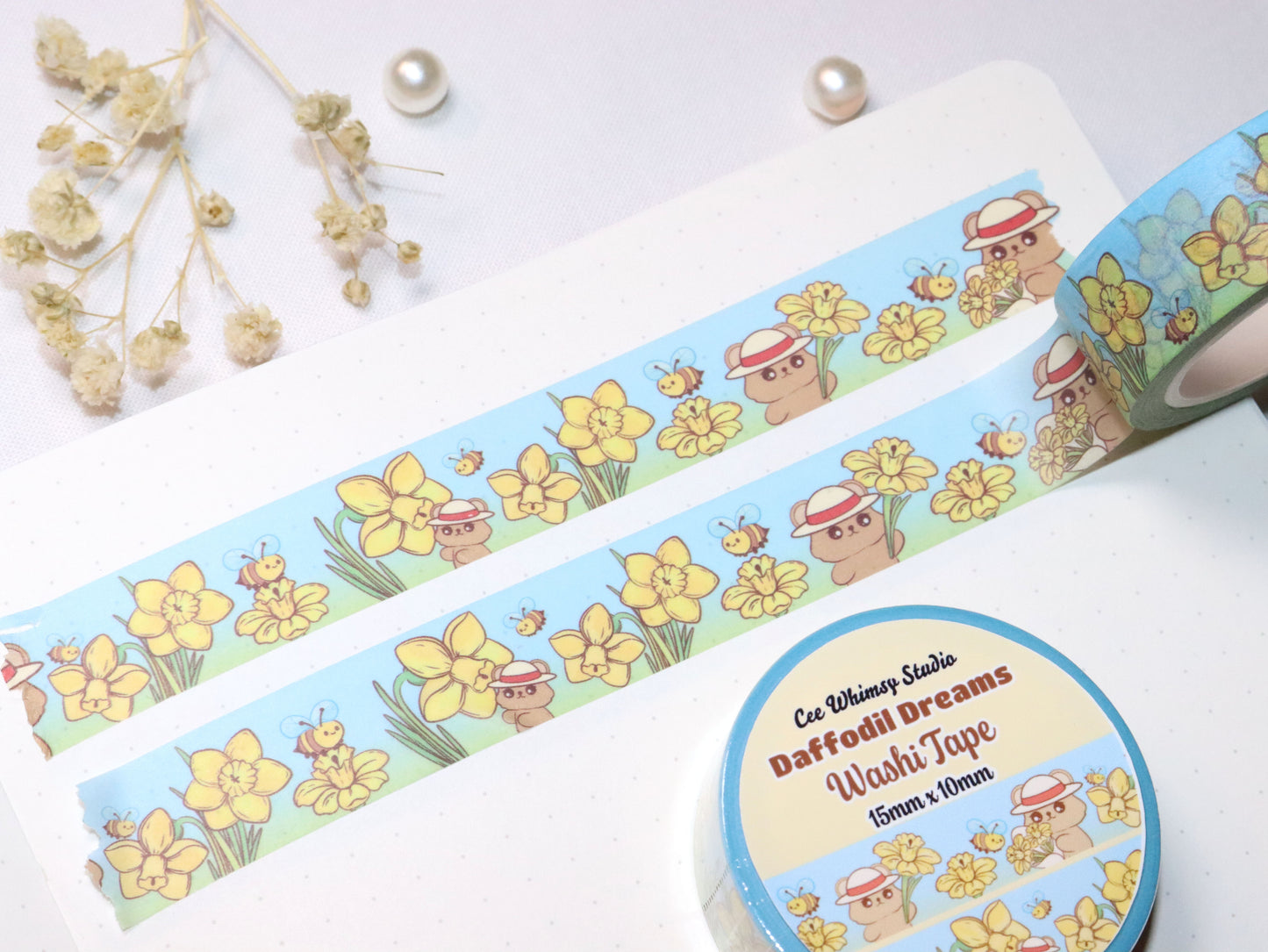 Daffodil Dreams Washi Tape