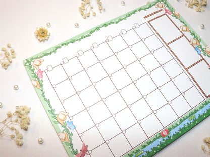 By The Pond Monthly Planner Pad