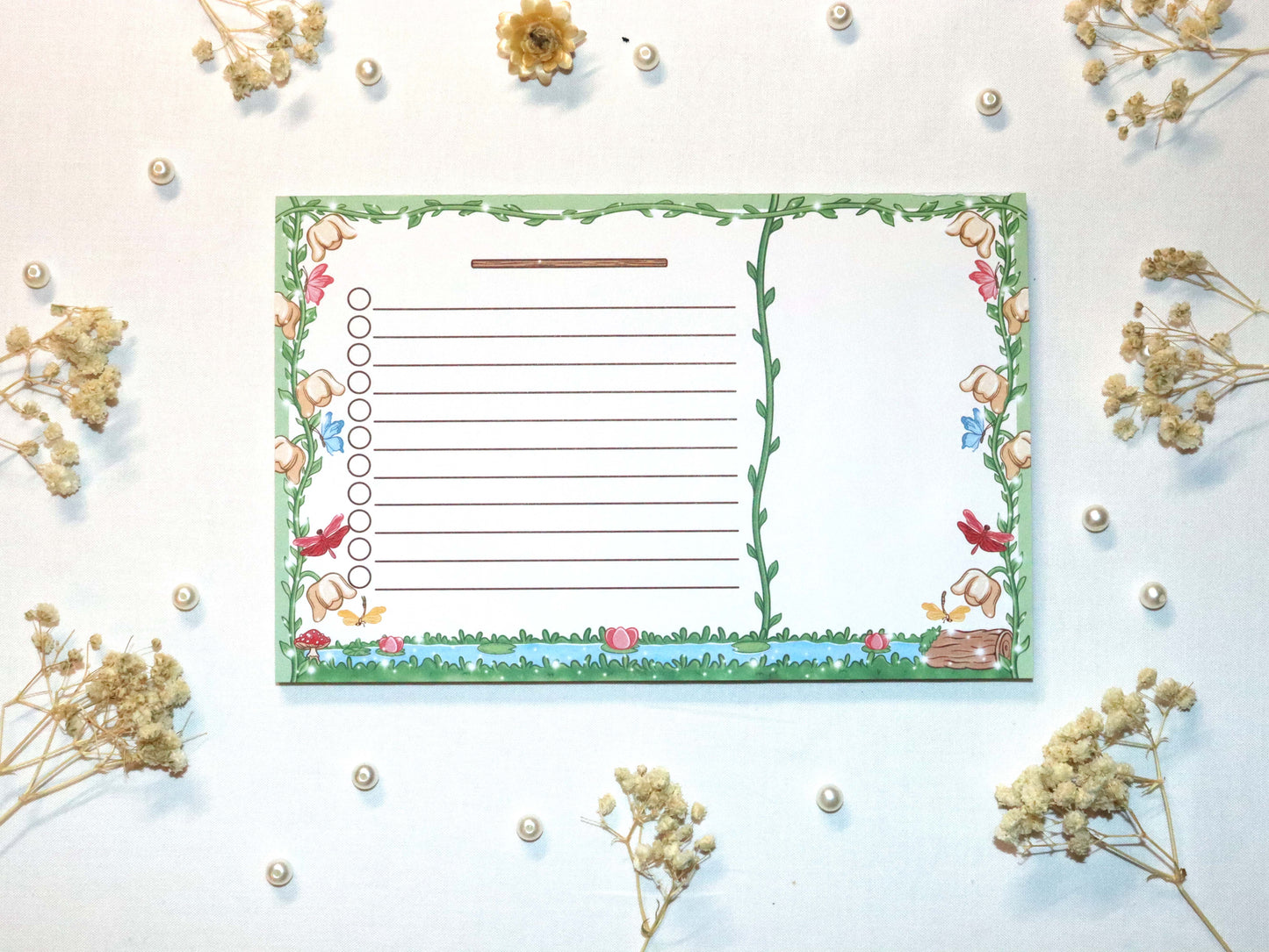 By The Pond Daily Planner Notepad