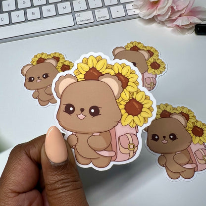 Sunflower Adventure Sticker